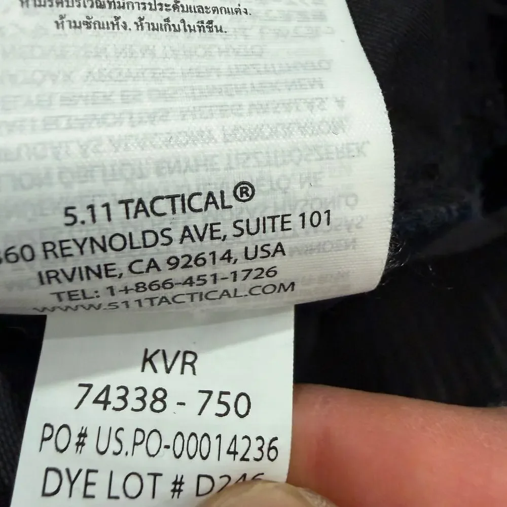 5.11 Tactical Twill PDU Class A Pants Men's 42 (Fits 42x30) Blue Workwear 74338